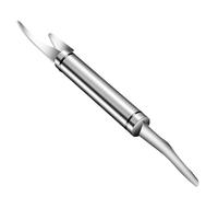 Herramienta para desvenar camarones: cortador de doble cabeza de acero inoxidable inoxidable, 1,06 2,36 2,72 3,93 pulgadas, pelar y limpiar mariscos, extractor de venas de gambas de precisión, d