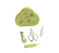 Herramienta para el cuidado de recién nacidos, recortadoras de uñas, tijeras redondeadas con pinzas de archivo y caja de almacenamiento para bebés, tijeras y recortadoras