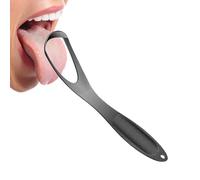 Herramienta para el cuidado del aliento: limpia la lengua con forma de abanico, raspador inoxidable de precisión, limpieza suave pero, mango ergonómico, accesorio de higiene | Ideal para