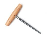 Herramienta para el cuidado del violín de acero inoxidable Violin Reamer con madera ergonómica para modificación de agujero de peg, herramienta Luthier de acero inoxidable adecuada