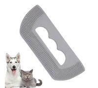 Herramienta para eliminar el pelo de las mascotas - Hoja de goma reutilizable para limpiar esquinas, solución resistente, rascador suave | Alfombra interior de coche sofá tapicería muebles pelusa cama
