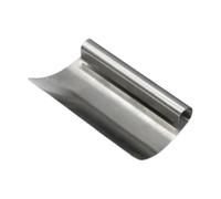 Ｚｉａｌｏｆｉ Herramienta para Eliminar Pelo de Cerdo, Dispositivo Manual para Raspar Ganado, Esquina Redonda Plateada, Individual