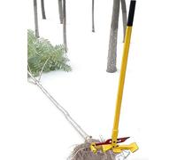 Herramienta para Eliminar tocones: Extractor Manual de raíces de árboles para tocones, arbustos, Postes en T para Pilas de Madera y eliminación de Postes de Cerca Rotos.