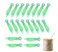 Herramienta para enhebrar agujas,Enhebrador de agujas - 20 piezas enhebrador de bordado con forma de boca de | Gadget artesanal para punto de cruz, bordado, artesanía de punto, acolchado, arte de bric
