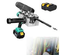 Herramienta para enhebrar cables y alambres de fontanero, herramienta para enhebrar cables y alambres, herramienta para enhebrar completamente automáticos,2xBattery