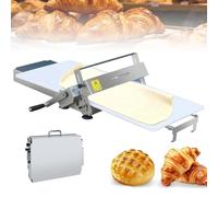 Herramienta para enrollar masa, hoja manual de acero inoxidable, grosor ajustable para hojaldre, glaseado y mazapán, uso comercial