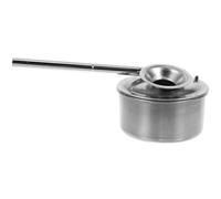 Herramienta para Esmaltar Arcilla de 100ml para Ceramistas | Acero Inoxidable Plata, Tubo Vertical de Succión, para Esmaltes, Talleres y Clases de Cerámica