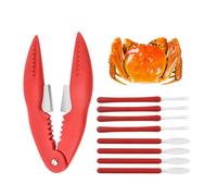 Herramienta para galletas de patas de cangrejo, herramientas para cangrejos | Herramientas para patas de cangrejo,Utensilios de cocina, utensilios para cangrejo, 9x herramientas para mariscos, herrami