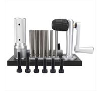 Herramienta para hacer anillos de salto de acero inoxidable, bobinado y corte eficientes para procesamiento con 20 mandriles.