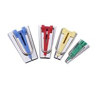 Herramienta Para Hacer Cinta Al Bies De Tela, Juego Para Hacer Cinta Al Bies, Clips De Costura Multiusos Para Manualidades, Kit De Herramientas Para Acolchar, 4 Uds.