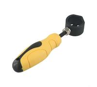 Herramienta para hacer joyas, perforadora de acero con mango de seguridad para marcar letras, altura ajustable, troquel auxiliar de cuero, golpea a mano M