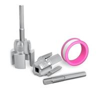 Herramienta para hacer roscas de PVC, 1/2 pulgada, 3/4 pulgadas, troqueles para roscar tuberías de PVC, herramienta de plomería para enhebradores de corte profesionales Enhebrador de resistencia