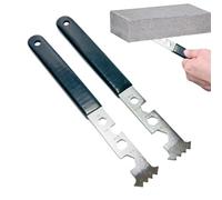 Herramienta para la eliminación de pavimentos de 2 piezas - Extractor de suelo con ganchos dobles | Herramienta para quitar la pavimentadora, elevador manual para Battis