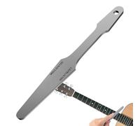 Herramienta para Luthier - Lima para las teclas de guitarra de los extremos, herramienta para nivelar y redondear las teclas | Archivo de perfil doble para un acabado preciso, ideal para la configurac