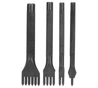 Herramienta para manualidades de cuero, perforadora de acero inoxidable de 1, 2, 4 o 6 dientes, perforadora redonda para sutura, ideal para principiantes en costura.