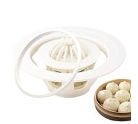 Herramienta para molde de bola de - Cortador de piel Baozi, sellos de pasta de 7 pulgadas con engarzador plegable, utensilio de cocina para bollos, albóndigas, categoría de accesorios para hornea