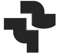 Herramienta para moldear la barba, línea capilar, tarjeta guía de mejora de peluquería, accesorios de peinado para hombre, modelador con plantilla de escala para hombre