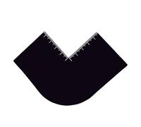 Herramienta para moldear la barba, línea capilar, tarjeta guía de mejora de peluquería, accesorios de peinado para hombre, modelador con plantilla de escala para hombre