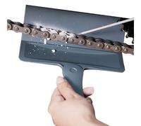 Herramienta para motocicleta, engrasador de cadena para viajes largos, aplicador compacto con deflector de plegable, lubricación libre, hombres, mujeres, jóvenes, papá, principiante, regalo