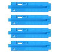 Herramienta para Pelar Fibra Óptica 4 Piezas de Plástico Azul