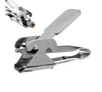 Herramienta para pelar nueces de acero inoxidable, mandíbula ancha 2 en 1, tamaño de 16 cm con función de palanca fuerte, construcción de metal con manejo suave, cascanueces, galletas de semillas de