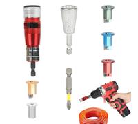 Herramienta Para Pelar Y Torcer Cables - Aleación De Zinc 17,5x9,8x3,5cm | Herramienta Para Pelar Tuercas De Alambre Para Electricista | Pelacables Eléctricos Para Taladro Eléctrico | Accesorio De Ins