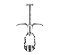 Herramienta para picar cerezas, descorazonador de frutas de acero inoxidable 304 para cerezas, aceitunas, azufaifa y dátiles rojos, prensa a mano con resorte de rebote, cocina Ga