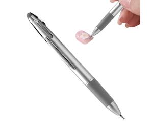 Herramienta para puntear esmalte de uñas, lápiz de punzón de uñas extensible para barniz de gel, herramienta de pintura multifuncional para decoración de viaje