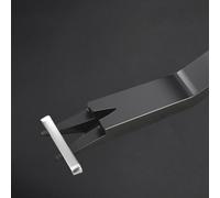 Herramienta para quitar grapas con cabezal de doble punta para muebles, alfombras, suelos, marcos de fotos, extractor de clavos de aleación de acero endurecido con ergonómico no (amarillo)