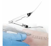 Herramienta para quitar grapas de la piel, extractor de grapas de acero inoxidable de grado quirúrgico para veterinaria y cuidado de heridas (1)