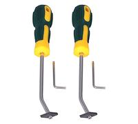 Herramienta para Quitar Lechada, Acero Inoxidable, 2 Piezas, Manual, Portátil, Duradera, Para Hogar y Oficina - Eficiente, Ergonomía Mejorada, Limpieza Profunda de Juntas