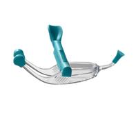 Herramienta para quitar lentes de contacto, 2,3 x 3,1 x 1,1 pulgadas, extractor de ojos suave, ayuda para el manejo de gafas para niñas con uñas largas, accesorio de cuidado visual, para viajes, Blue