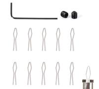 Herramienta para radios de bicicleta - Herramienta de inserción de boquilla de llanta, destornillador para quitar el soporte de la tapa, juego de tensión, juego de llaves de bits con mango ergonómico