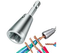 Herramienta Para Retorcer Cables Con Taladro,Conector y Atador Multiusos para Empalme de Cableado - Gira Terminales Rápidos para Taladro Eléctrico,Para Taller De Garaje E Inspección De Equipos Industr