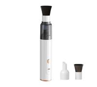 Herramienta para rincones de encimera para posos de café, aspiradora con cepillo recargable por USB con boquilla extraíble para áreas de molinillo, limpiador portátil de posos de café, limpiador de de