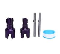 Herramienta para roscar tubos de 2 piezas de 1/2 pulg. Y 3/4 pulg.Cortador de hilo interno/externo de acero de aleación |Vástago hexagonal para taladro eléctrico |Diseño Integrado