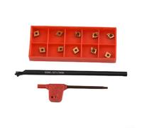 Herramienta para S06K-SCLCR06 6mm 125mm 10pcs CCMT060204-HM T8 - Limpieza eficiente del hogar de alta calidad