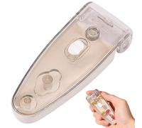 Herramienta para sacar pastillas para blíster, removedor de pastillas portátil con caja de almacenamiento, extractor de medicamentos fácil para personas mayores y uso con una sola mano (gris), Día de