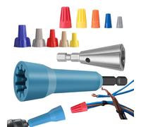 Herramienta Para Torcer Alambres Para Taladro | Conector De Alambres Para Atornilladora,Accesorio Pelacables para Taladro Herramientas para Electricistas Construcción Reparación Automotriz Exterior Me
