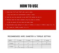 Herramienta para torcer cables y pelacables para tamaños sólidos 11 12 13 AWG - Twister de acero galvanizado para taladro eléctrico y uso manual - Accesorio de electricista para 2