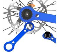 Herramienta Pedalier BB Llave,Llave de Rodamiento Interior para Bicicleta,Herramienta Bloqueo Central para Bicicleta,Tenedor Inglesa Removedor Herramientas,Reparación de Bicicletas Montaña (Azul-A)