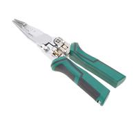 Herramienta pelacables con probador de electricidad, cortador de cables con alicates, crimpadora y alambre de división