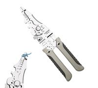 Herramienta Pelacables - Herramienta Manual Para Crimpar Y Pelar Cables,Pinza para Crimpar Alambre Eléctrico | Trabajos Sobre Cables Mantenimiento De Automóviles Reparación De Audio Cableado Doméstico