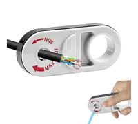 Herramienta pelacables, herramienta pelacables universal, pelacables giratorio, pelacables eléctrico, pelacables de anillo profesional blanco, herramientas para electricistas de diámetro 3-13 mm