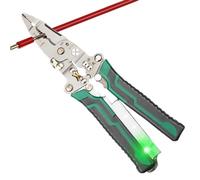 Herramienta Pelacables - Pelacables para Cables Electrónicos - Crimpadora de Terminales de Precisión con Empuñadura Ergonómica para Sistemas de Caravanas, Mejoras del Hogar y Trabajo Diario