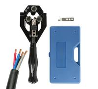 Herramienta pelacables | Pinza crimpadora aislada - Herramienta para pelar cables de 22-40 mm | Para pelar eléctrico para vehículos, corte y desconexión de terminales de tornillo