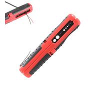 Herramienta pelacables profesional de 125 mm SK5/RG6/RG59, 8-13 mm, herramienta universal para desmantelar cables (rojo, 125 mm)