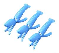 Herramienta peladora de cangrejos de cangrejo de cangrejo para quitar rápidamente las uñas y mantener los dedos limpios, herramienta ergonómica de mariscos para el hogar y cocinas profesionales (azul)