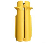 Herramienta peladora de espinas de rosa, removedor de espinas de acero al carbono para limpieza y eliminación de espinas espinosas, adecuado para arreglos florales (amarillo)