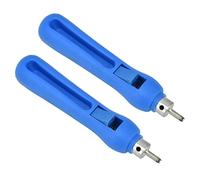 Herramienta perforadora, 2 piezas de riego por goteo de 3 a 8 mm, perforadoras de agujeros de gotero ajustables de acero inoxidable de plástico para instalación de emisores, tubo